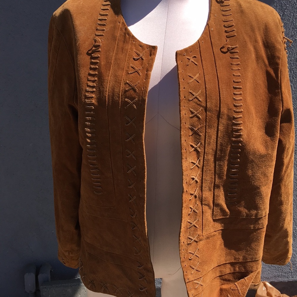 Shell 100% suede/100% polyester Coat